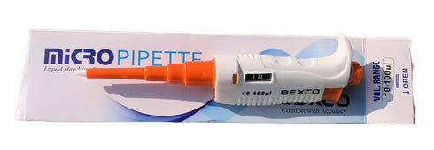 Combo Pack of 3 Micropipette Adjustable Volume 5-50 ul, 10-100 ul, 100-1000 ul Set