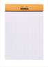 Rhodia Classic Orange Notepad 3.3 X 4.75 Grid (FBA_12200C) by Rhodia