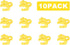 Plastic Joint Clips, 10 pcs 14 mm Lab Keck Clamp #14 for 14/20 Joint Glass Standard