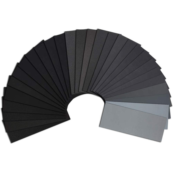 Atosun 45PCS Premium Sandpaper, Wet Dry Waterproof Assorted Grit 120 to 5000 for Wood Furniture Finishing, Metal
