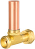 EFIELD C-240 Straight Copper Water Hammer Arrestor, 3/4 Inch Swivel FHT x 3/4 Inch MHT for Washing Machine