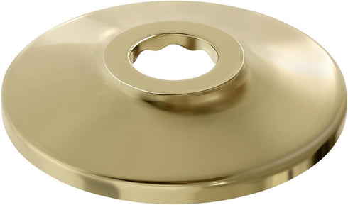 Jones Stephens E80050 1/2" CTS 5/8" OD PB Flange LOW PAT 2-1/2 Polished Brass