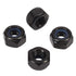 MewuDecor #8-32 304 18-8, 50 Nylon Insert Hex Lock Nuts Locknuts, Stainless Steel Black Oxide, PCS