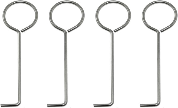 Maxmoral 4pcs Drain Key - Stainless Steel Lifting Hook for Linear Floor Shower Drain, Wetroom Gutter Drain Grate