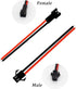 KWMSTPLT 20 2 WS2812B WS2811 SK6812 15cm 22 Pairs SM JST PIN Wire Connector Cable for LED Strip Lights, AWG Male