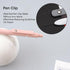 FIOVER Gel Pens, 10pcs 0.5mm Black Ink Quick Dry Fine Point Writing Pens for School Office Home