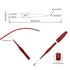 13pcs 4mm Banana Plug Test Leads Kit, Digital Electrical Test Probes Set with Alligator Clips and Wire-Piercing Back
