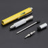 Stocking Unique Gadget Stuffers Novelty Gifts 6 in 1 Pens, Multitool Pen Construction Tools Office Supplies DIY Gifts for Dad, Men, Husband Carpenter Stylus Ruler Level Screwdriver Ballpoint Pen