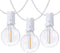 25Ft LED String Lights with 27 Shatterproof LED Clear Globe Bulbs, Indoor&Outdoor