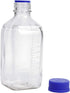 Lab Media Storage Square Bottles Graduated Glass Container GL45 Screw Cap Leakproof Multi-Purpose for Scientific Use |
