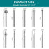 20PCS HSS Rotary Burr Set, Carving Bits and Engraving Router Bit Set for Woodworking and Drilling