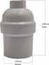 E26 E27 Socket,8-Pack E26 E27 250W 200 Light White Edison Retro Pendant lamp Holder, Plastic Standard Screw-in Socket