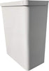 Sanitary Napkin Receptacle, Surface Mount Steel, Measures 7 ½ “ w x 9 3/4 “ H x 4” D, White