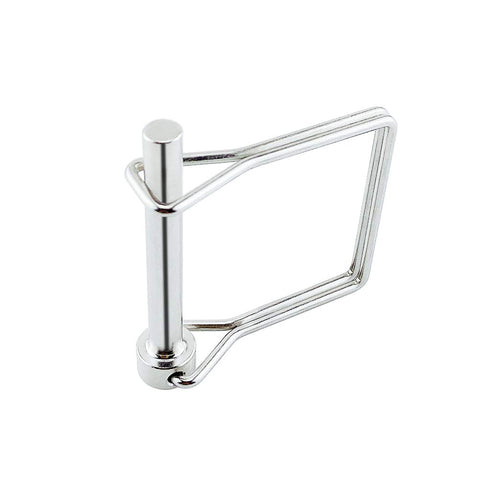 2 Pack Square PTO Pin, Shaft Locking Pin, Safety Coupler Pin 1/4" x 1.97" (6.3mm x 50mm), Marine Grade Stainless Steel