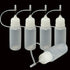 AKOAK 12 Pcs Plastic Squeezable Tip Applicator Bottle, Dropper Bottles with Needle Tip Caps, 15ml (White cap)