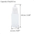 2Pcs 15ml/0.5oz Plastic Dropper Bottles, Empty Squeezable Portable Travel Eye Liquid Dropper Mini Small Refillable Containers with Cap and Plug, White/Red by XIWENQUKU