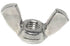 Wing Nut: 1/4"-20 Thread Size, Steel, Zinc Plated 100 Pack