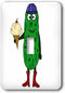 3dRose Funny Cute Pickle Eating Ice Cream Cone single toggle switch