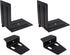 1 Set Joint Right Angle Shelf Bracket L Brackets for Bathroom Cabinet