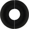 Zorfeter Split Molded Ceiling Medallion 10"OD x 4"ID, Black Ceiling Fan Cover Plate