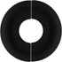 Zorfeter Split Molded Ceiling Medallion 10"OD x 4"ID, Black Ceiling Fan Cover Plate