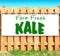 TampaPrinting Farm Fresh Kale Banner 13 oz | Non-Fabric | Heavy-Duty Vinyl Single-Sided