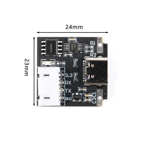 AYASOSO 3.3V USB-C to UART Serial Port Module, Isolated USB to TTL Download Cable for Upgrading and Flashing Firmware