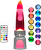 MLATAOOYG Candle-Shaped Liquid Motion Lamp - 13 Retro Mood Light with Mesmerizing Wax