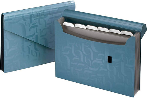 Pendaflex Essentials 7-Pocket Expanding File, Polypropylene, 13.75 x 11 Inches, Letter Size, Blue (1158)