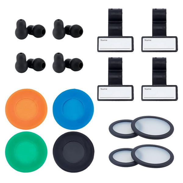 WEBEEDY 16 Pcs Stethoscope Accessories Replacement Part Kit Includes 4 Stethoscope Name