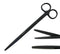 VR Instrument Supply Metzenbaum Scissors Straight 7" Blunt/Blunt Medical Surgical Veterinary Instruments Tools All Black