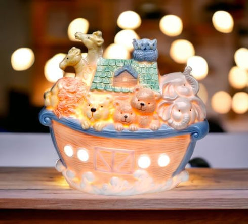 Cosmos Gifts 5654 6" Noah's Ark Night Light H