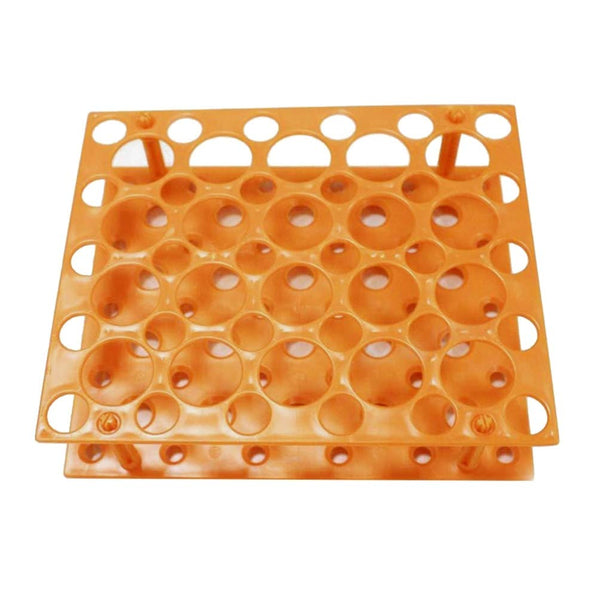 ULTECHNOVO Cleaning Supplies Tube Racks, 15ml/50ml Detachable Holder for Laboratory, Clear Tray