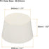MECCANIXITY Rubber Tapered Plug 45mm to 56mm Solid Test Tubes Bungs Stopper White for Lab Home 2 Pieces