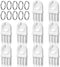 NADUSEP Universal Toilet Paper & Paper Towel Dispenser Key - 10 Pcs