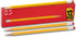 WoodCased Pencils, Yellow, Pre-sharpened with Erasers, 2 HB 12 Pack
