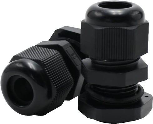 MAKERELE NPT 3/8” Nylon Cable Glands, IP68 Waterproof Strain Relief Cord Connector