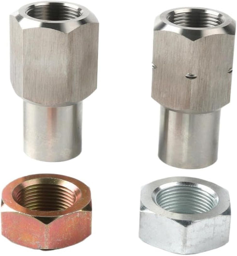 JAECQDDM 7 8 Inch 18 4 Thread Jam Nut And Weld Bungs RH LH For Rod Ends Off Road Link Suspension