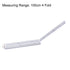 Folding Ruler 100cm 4 Fold Metric Measuring Tool, uxcell ABS for Woodworking Engineer White