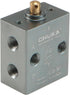 uxcell 2 Position 3 Way M5 Manual Handle Control Pneumatic Solenoid Mechanical Valve