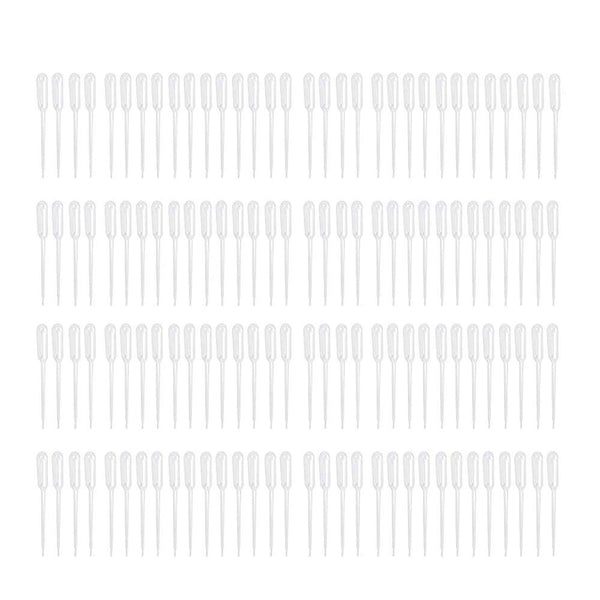 300PCS Disposable Plastic Clear Liquid Dropper Pipette Eye Droppers, 1ml Volumetric Essential Oils Pipettes