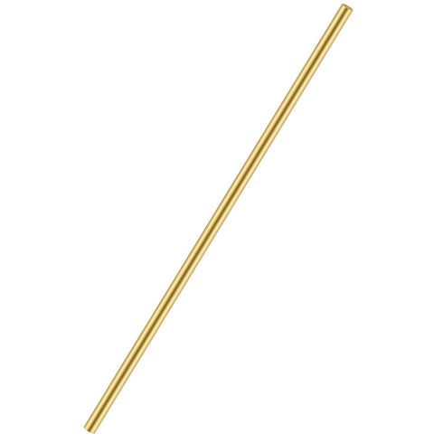 Favordrory 3/8 Inch Brass Round Rod, 1PCS Lathe Bar Stock, 14 Inches in Length, 3/8 Inch Diameter