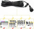 Extension Cable Outdoor 2 Pin for Garden LED Spotlight, Black Extension Cords Outdoor Waterproof (16.4 FT)