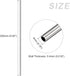 304 Stainless Steel Tube (4mm OD x 0.4mm T x 250mm L), Straight Tubing - for Home Furnishing, Machinery
