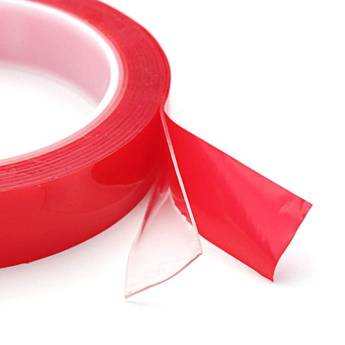 MMOBIEL Clear Double Sided Acrylic Tape, 4mm 25m Heavy Duty Mounting Adhesive Strip, Transparent, Removable