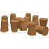 Cork Stoppers, Size 3, XXX Quality, Karter Scientific 18A4 (Pack of 25)