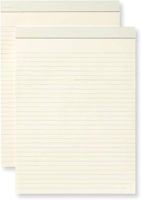 Kate Spade New York Notepad Folio Refill Set, 2 Letter Size Pads with 50 Lined Sheets Each, Cream