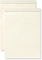 Kate Spade New York Notepad Folio Refill Set, 2 Letter Size Pads with 50 Lined Sheets Each, Cream