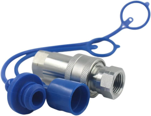 1/4" NPT ISO 7241-A Hydraulic Quick Connect Couplers Set for Tractor Hydraulic Quick Disconnect