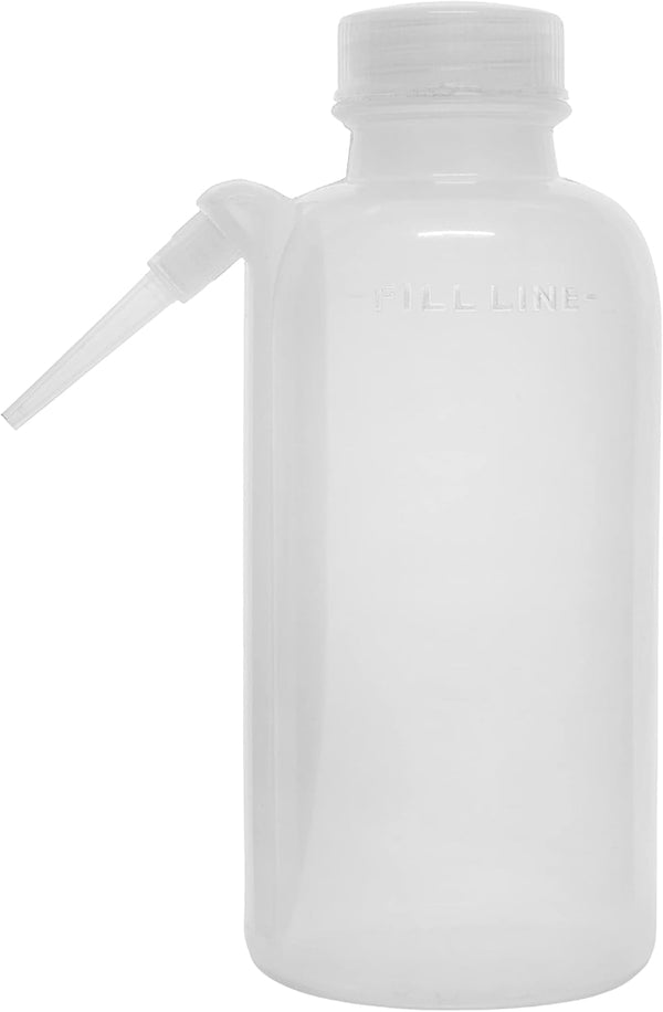 EISCO Wash Bottle - 500ml Polyethylene, Translucent, Unbreakable with Screw Cap for Dispensing Liquid